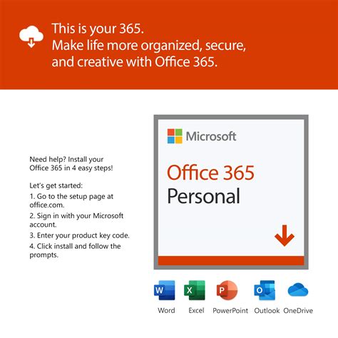 Download or order for delivery for free. Microsoft Office 365 Personal | 12-month subscription, 1 ...