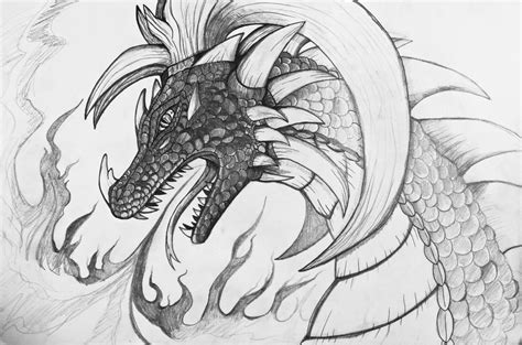 Dragon Fire Sketch By Eternity9 On Deviantart