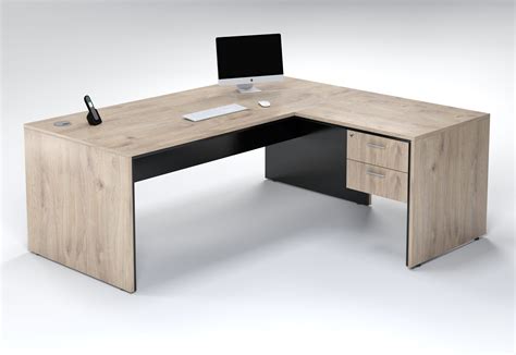 Juno 2m Desk With Extention And 2 Drawers Sandj Office