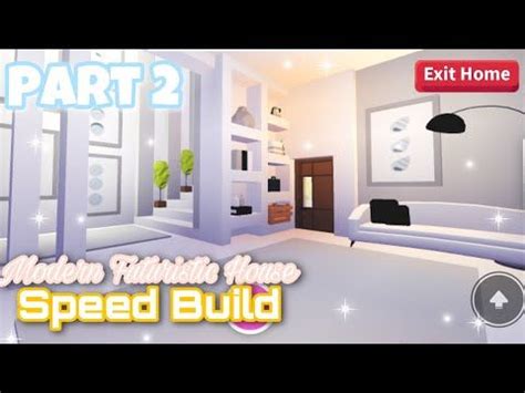 The tiny home has three rooms, a small living room area, a bathroom, and a bedroom. Modern Futuristic House🐚 *Part 2* Speed Build (Roblox ...