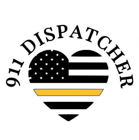 911 Dispatcher Heart Etsy