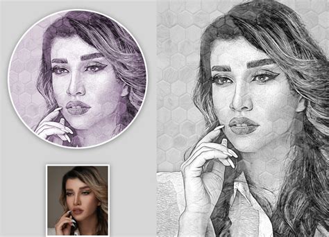 Pencil Drawing Effect Photoshop Action Filtergrade