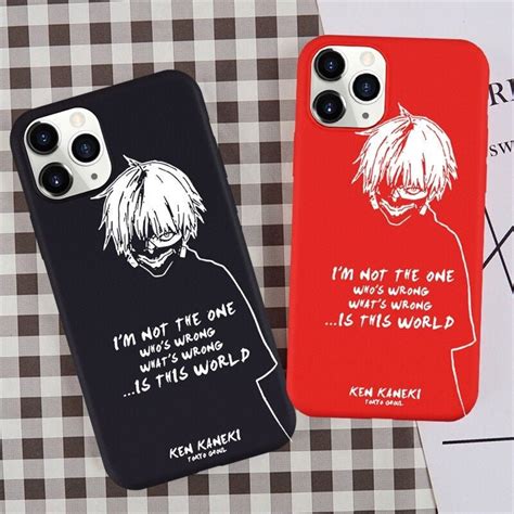 Anime Phone Case Tokyo Ghoul Phone Case Iphone 12 Case Etsy