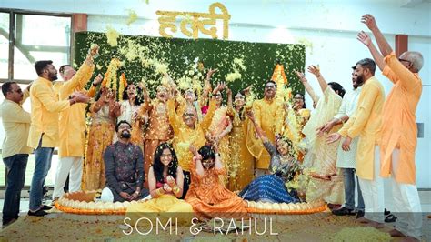 The Hues Of Haldi Ceremony Somi Rahul Mumbaiwedding Haldi