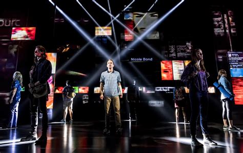 In a misguided attempt to comfort the boy's grieving. Dear Evan Hansen Captures the Heart - Theater Pizzazz