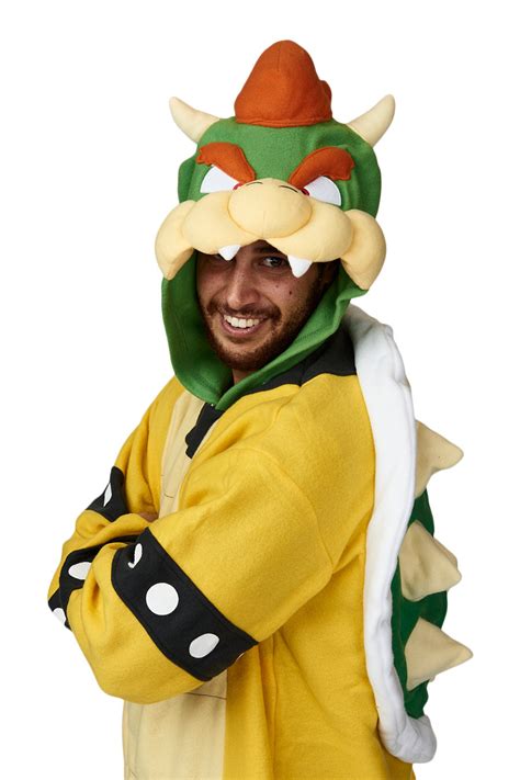 Super Mario Brothers Bowser Kigurumi Adult Character Onesie Costume