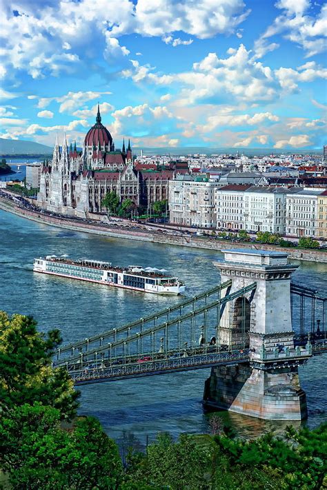 Budapest River View Photograph By Anthony Dezenzio