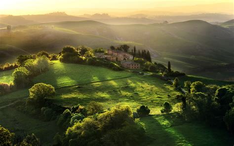 Sunrise Pictures Tuscany Hd Desktop Wallpapers 4k Hd