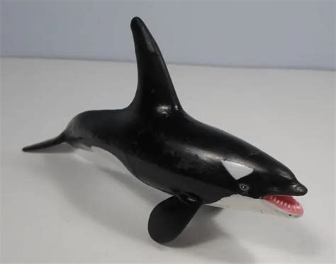 Safari Ltd 1996 Orca Killer Whale 6 Figure Figurine Marine Toy Sea