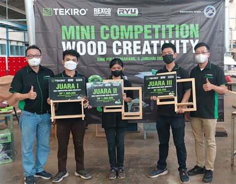Tekiro Gelar Kompetisi Wood Creativity Dan Berikan Bantuan Peralatan