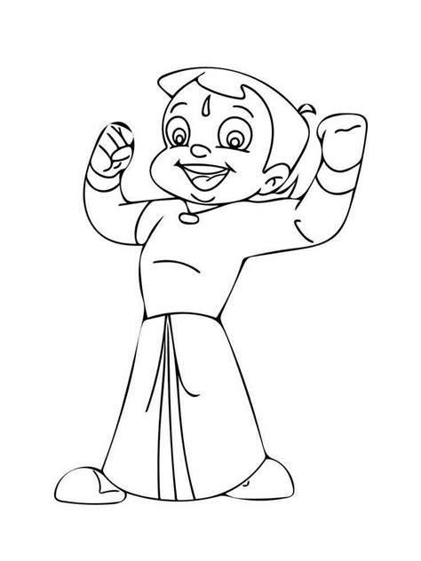 Chota Bheem Pics For Coloring Book Pages