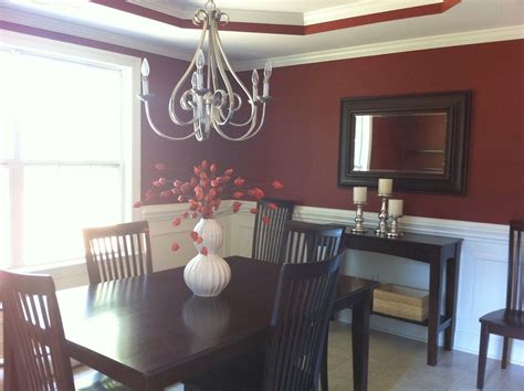 Love this dining room | Dining room paint colors, Dining room colors, Red dining room
