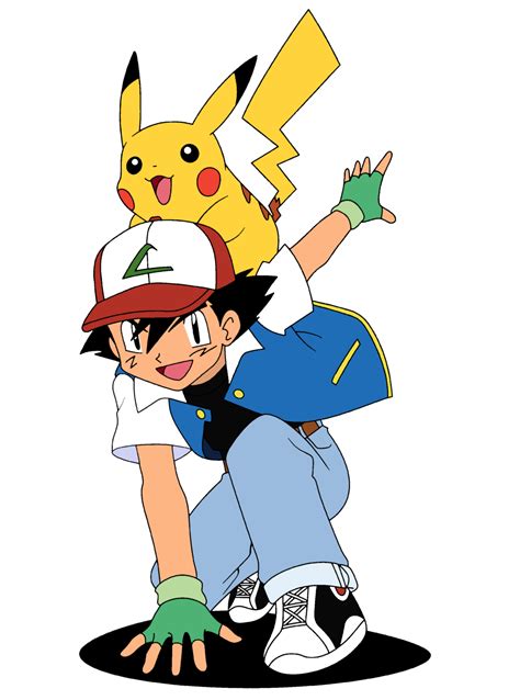 Ash E Pikachu Pokémon Png Artes Tops De Ash E Pikachu Em Png Pokemon Barndomsminnen Barn
