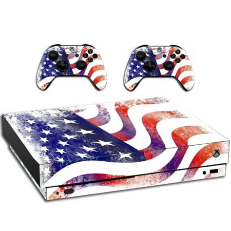 Vwaq American Flag Xbox One X Skins For Vinyl Decal Sticker Xxgc11 1