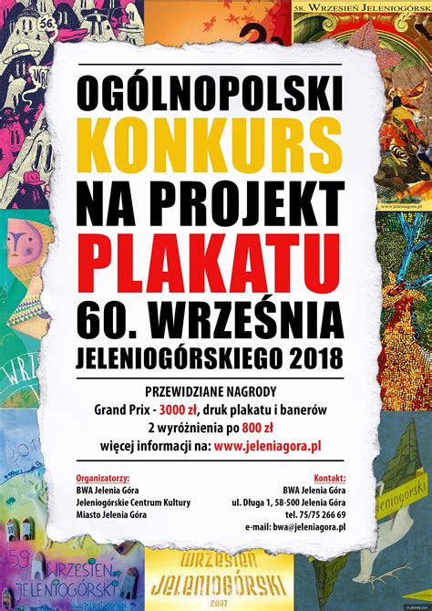 Konkurs Na Plakat Września Jeleniogórskiego 2018