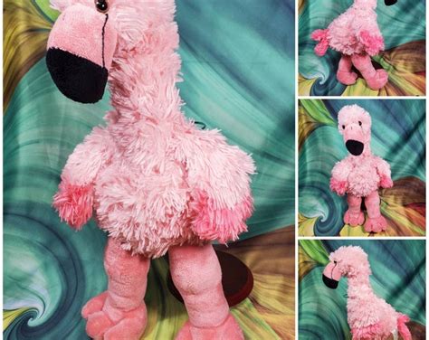 20 Build A Bear Pink Flamingo Plush Bird Stuffed Summer Etsy