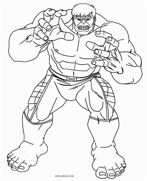 Hulk is one of the superhero characters in marvel comics. Free Printable Hulk Coloring Pages For Kids | Cool2bKids