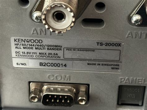 Used Kenwood Ts 2000x Hfvhfuhf All Mode Transceiver With Manual And Microphone Ebay