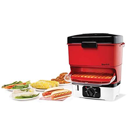 Starfrit 024730 002 0000 Electric Hot Dog Steamer Red 69858247302 Ebay