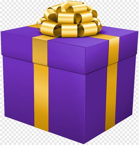 Caja de regalo caja de regalo púrpura cinta Violeta rectángulo png PNGWing