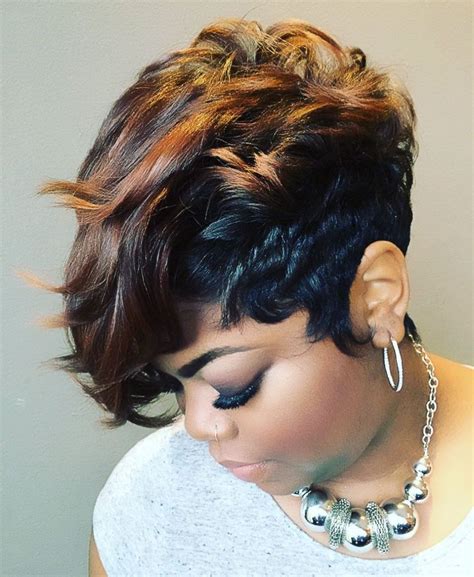 Short Hairstyles For Black Women To Steal Everyone S Attention In Short Weave