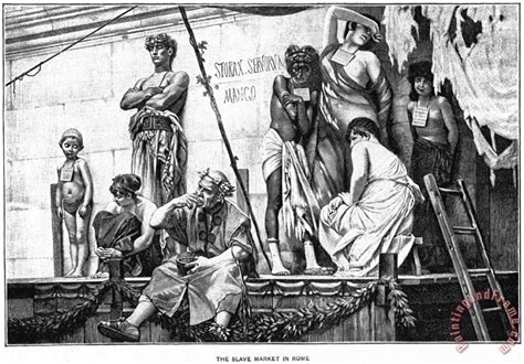 Others Ancient Rome Slave Market Painting Ancient Rome Slave Market