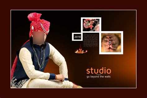 20 Indian Wedding Album 12x18 Psd Cover Designs Vol 01