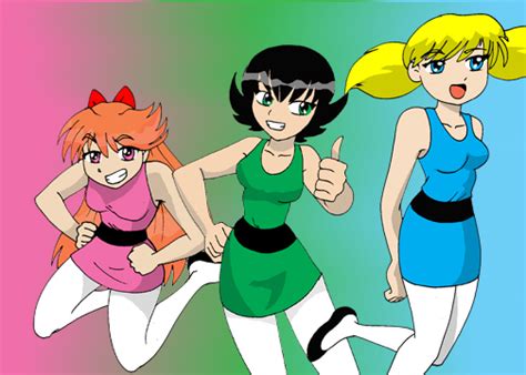 Cute Teen Powerpuff Girls By Koku Chan On Deviantart