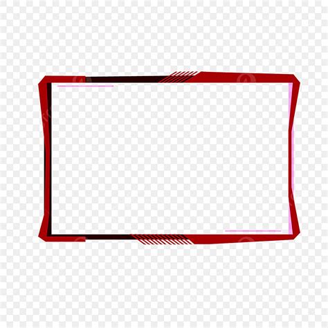 Twitch Overlay Vector Hd Images Twitch Live Stream Overlay Red Black