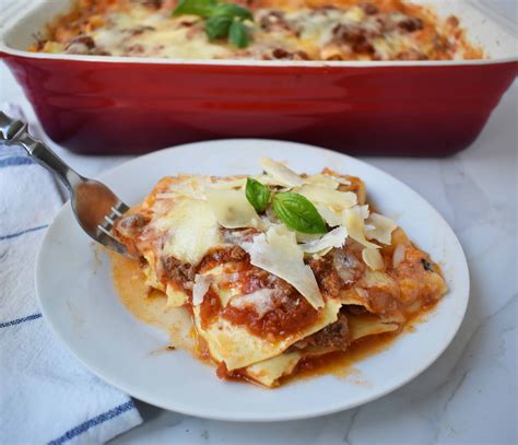 Italian Bolognese Lasagna Authentic Italian Recipe Made With A Traditional Meat Sauce A C