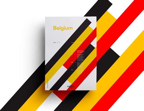 Minimalist Euro 2016 Team Poster Belgium Digital Download Only