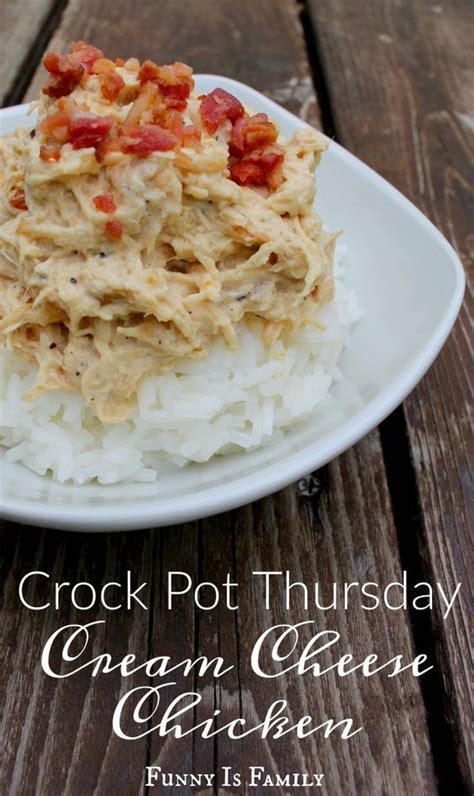 Easy, delicious and healthy crock pot cream cheese chicken chili recipe from sparkrecipes. Crock Pot Cream Cheese Chicken | Recipe | Cream cheese chicken, Chicken crockpot recipes, Easy ...