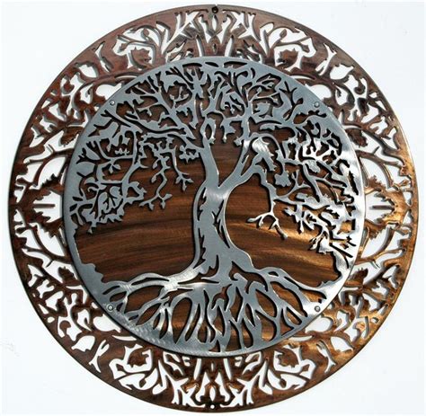 Coppered Tree of life | Metal wall art, Tree of life, Yoga decor