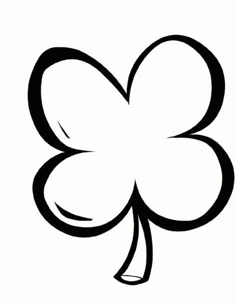 Download and print out this four leaf clover coloring page. Four Leaf Clover Coloring Pages - Best Coloring Pages For Kids