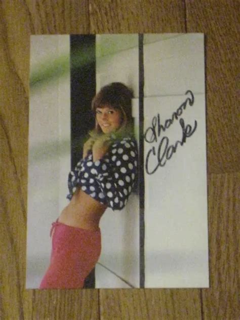 PLAYbabe PLAYMATE SHARON CLARK Signed X SEXY Photo AUTOGRAPH G PicClick