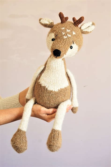 Free knitting patterns for every area. Toy Knitting Pattern PDF - Reindeer by Polushkabunny in ...