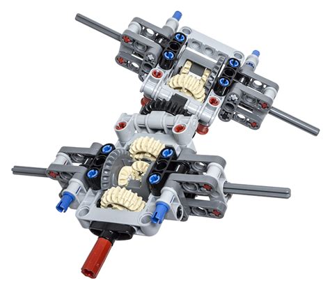 There Are Two Steering Axles And Two Drive Axles In The Lego Technic