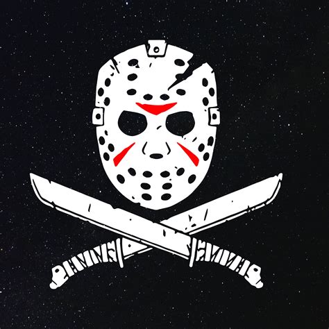 Hockey Mask Inspyre Decal Jason Voorhees Halloween Decal Etsy In