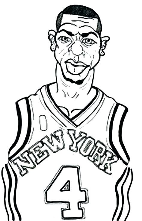 Free coloring pages to print or color online. NBA Drawing at GetDrawings | Free download