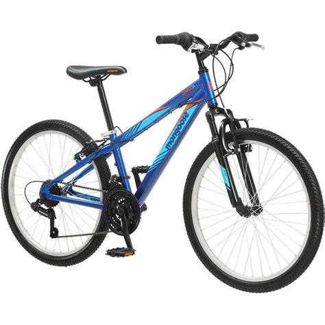 24 Boys Mongoose Camrock Mountain Bike Blue