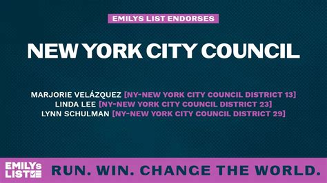 Emilys List Endorses Three Candidates For Reelection To The New York