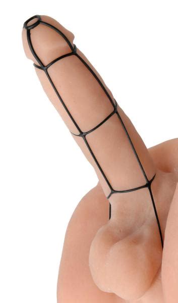 Silicone Cock Cage Texture Sleeve Black On Literotica