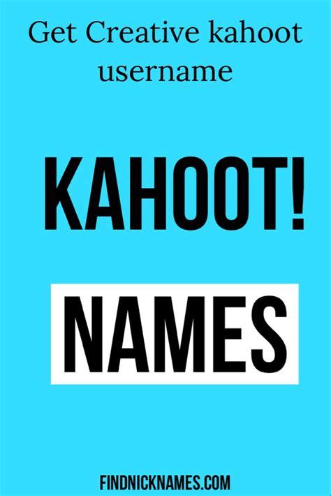 300 Creative And Funny Kahoot Names — Find Nicknames In 2021 Kahoot