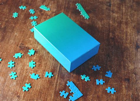 Examples of gradient colors usage in web design. Gradient Puzzle - Blue/Green | Color puzzle, Gradient ...