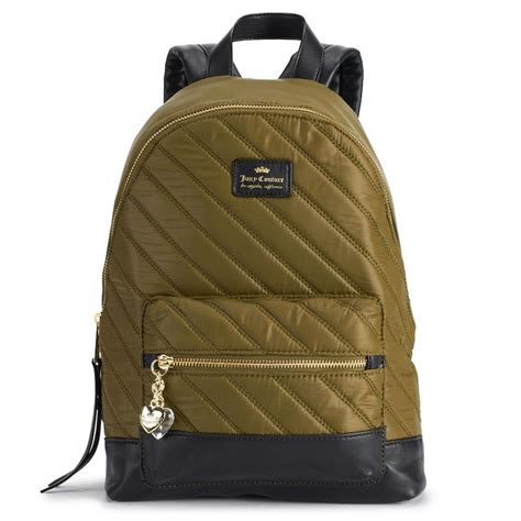 Juicy Couture Between The Lines Quilted Backpack Quilted Backpack