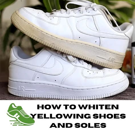 How To Whiten Yellowing Shoes And Soles Easy Ways