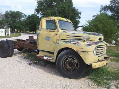 Buy Used Ford F8 Solid Body Great Original Dash Awesome Truck 1948