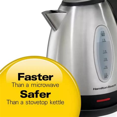 Hamilton Beach 7 Cup Stainless Steel Electric Kettle Xdc Depot