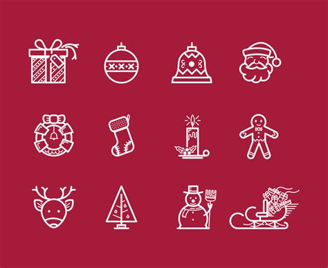 Merry Christmas Icons Iconstore