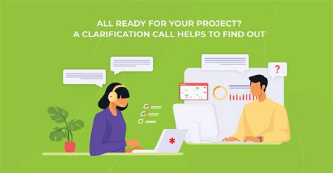 All ready for your project? A clarification call helps to find out